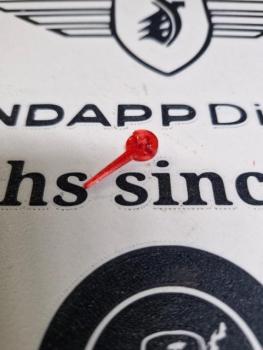 Preview: Zündapp Tachonadel – rot passend für 48 mm und 60 mm Tachos u.a. Typ 517 / 529 / 515